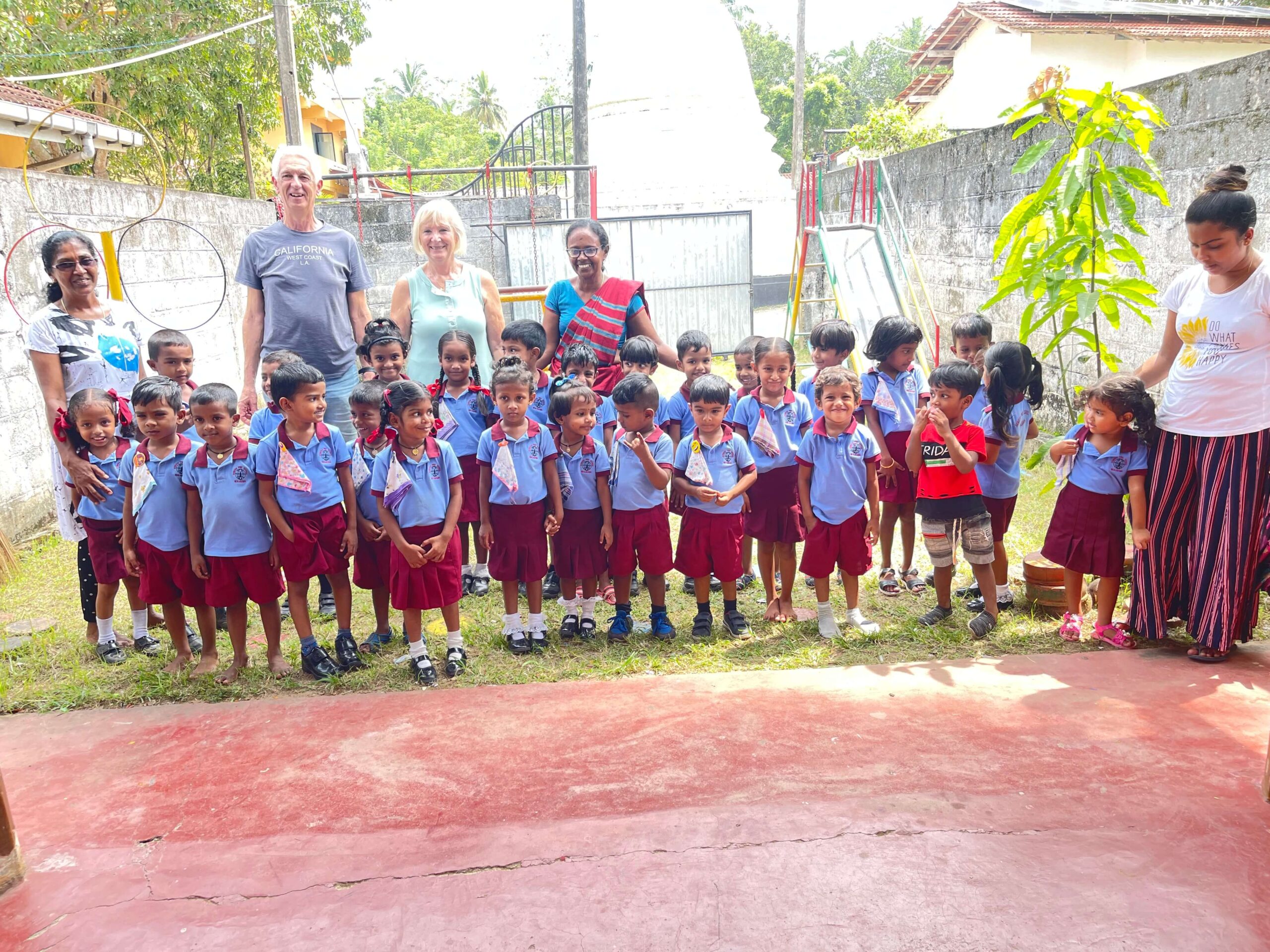 Sri Lanka Hilfe Kindergarten Foto