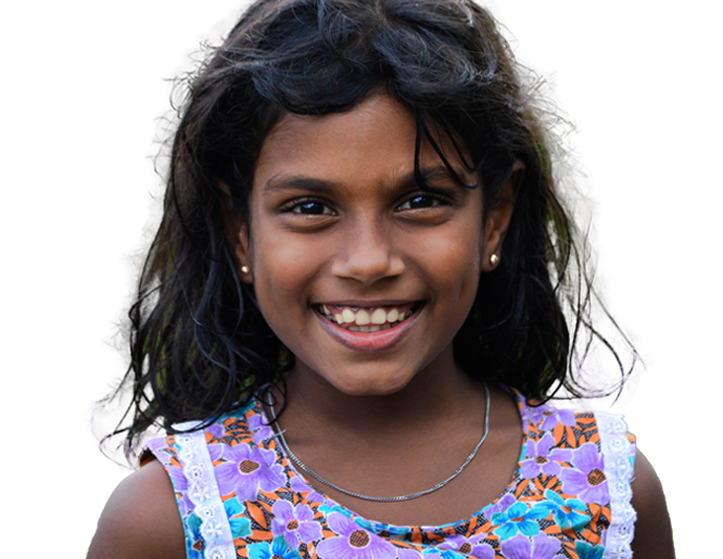 Foto von Mädchen aus Sri Lanka